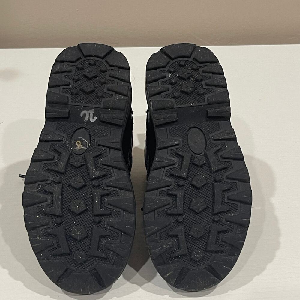 UNLTD Toddler Black Boots Size 8 West-01T - Picture 7 of 9